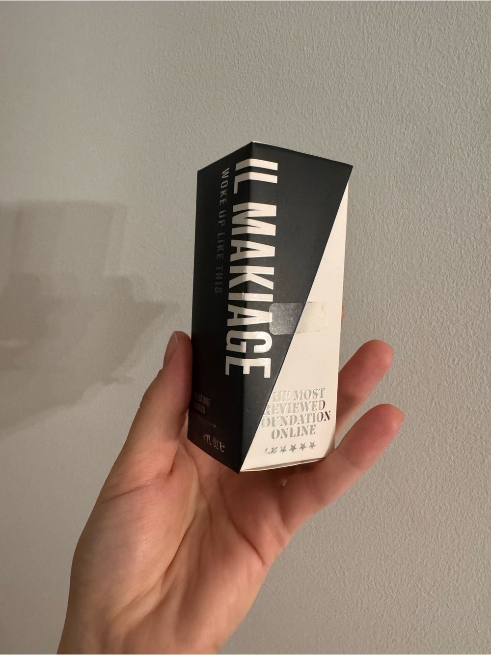 IL MAKIAGE Woke Up Like This Foundation Bottle in Black & Cream